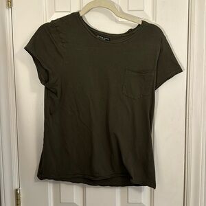 Brave Soul Olive Green T-Shirt Top Medium
